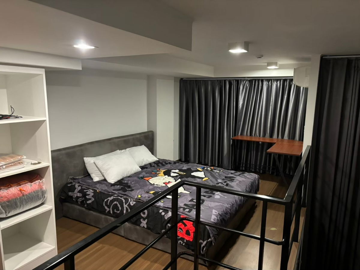 รูป ให้เช่าห้อง Duplex 2 นอน! ไอดีโอ นิว พระราม 9 ตัดใหม่ (Ideo New Rama 9) ชั้น 21 เพดานสูง โปร่งสบาย ใกล้ MRT รามคำแหง 12 (PFD-07709) - รูปที่ 1/13