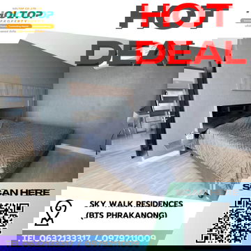 #R8407  🎉 231268 ให้เช่าคอนโด Sky Walk Residences