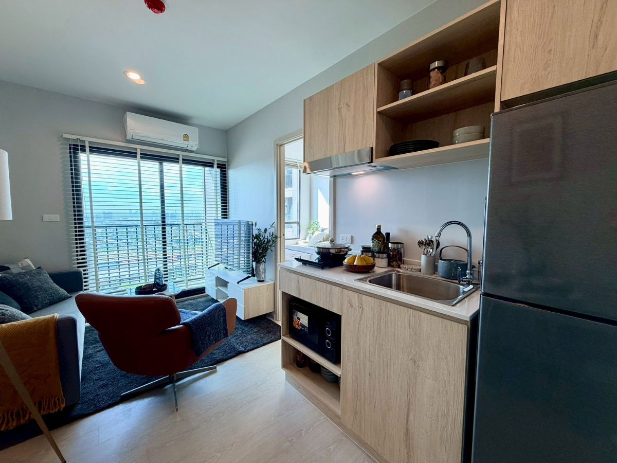 รูป ให้เช่า 🔥 Nue Noble Srinakarin - Lasalle 🔥 ใกล้ MRT ศรีลาซาล เฟอร์นิเจอร์ และ เครื่องใช้ไฟฟ้าครบ  - รูปที่ 10/11