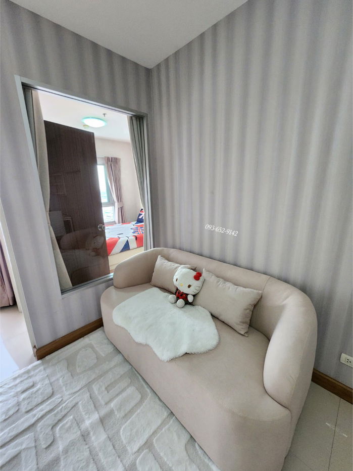 รูป 🌷🌷🌷 ให้เช่าคอนโด IVY ราษฏร์บูรณะ (( 37 ตรม / 8500 ต่อเดือน / ติดวอลเปเปอร์ ห้องสวยมาก / วิวแม่น้ำ / ถูกสุดในโครงการ )) - รูปที่ 4/12