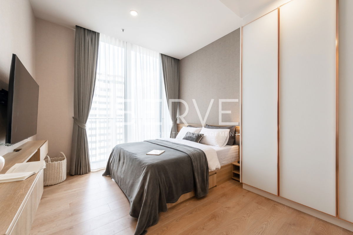 รูป 🔥42K🔥- 2 นอน แต่งสวยๆ สไตล์ Modern ชั้นสูง ทำเลดี คอนโดใกล้รถไฟฟ้า 2 สายทั้ง BTS อโศก & MRT สุขุมวิท 550 ม. ที่ Noble BE19 / ให้เช่าคอนโด - รูปที่ 4/10