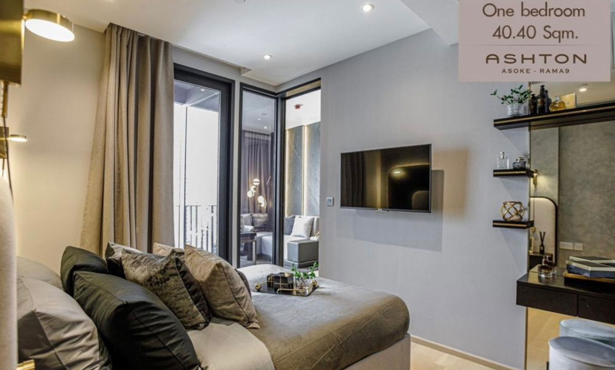 รูป เช่า แอชตัน อโศก - พระราม 9 สวย หรูหรา ทำเลดี พร้อมอยู่ ใกล้ MRT พระราม 9 สนใจแอตไลน์ครับ@841qqlnr - รูปที่ 2/5