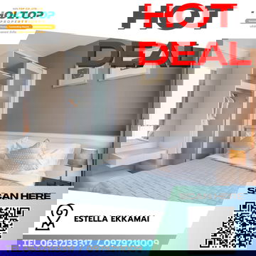 #R8441 🎉 241268 ให้เช่าคอนโด Estella Ekkamai