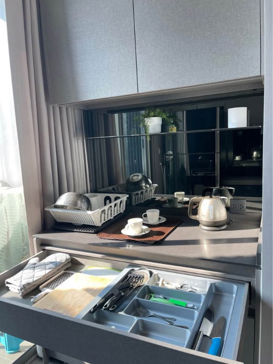 รูป 🟠ให้เช่าคอนโด - 1 ห้องนอน 45 ตร.ม. ที่ The Room Sukhumvit 69 - รูปที่ 6/9