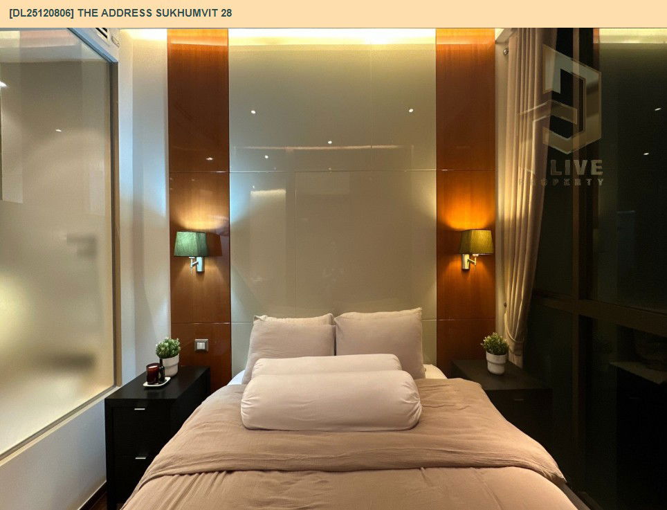 รูป DL25120806 ขายคอนโด ดิ แอดเดรส สุขุมวิท 28 (The Address Sukhumvit 28) ใกล้ BTS พร้อมพงษ์ พร้อมเข้าอยู่ โทรด่วน 0653619502 LineID @534wlwof - รูปที่ 3/11