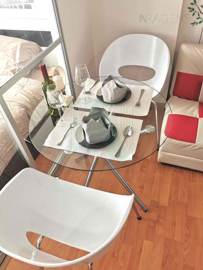 รูป ให้เช่าคอนโด เดอะ เพรสซิเดนท์ สาทร-ราชพฤกษ์ อาคาร 1 ชั้น 12 1 ห้องนอน ขนาด 30.00 ตรม ใกล้ Metro West Town - รูปที่ 5/8