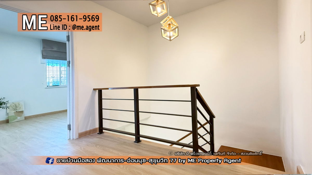 รูป ขาย ทาวน์เฮ้าส์ ทำเลสุดฮอต  รีโนเวทใหม่ทั้งหลัง พฤกษาวิลล์ 57 พัฒนาการ 32 ใกล้เอกมัย ทองหล่อ สุขุมวิท โทร 064-954-9619 (TB62-22) - รูปที่ 11/20