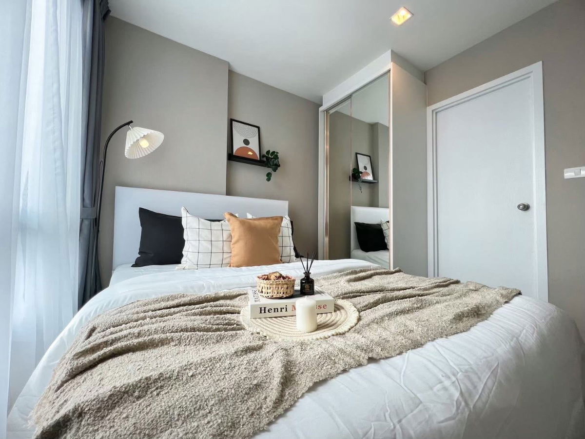 รูป Y157 ให้เช่าคอนโด Metro Luxe Riverfront Rattanathibet (เมโทร ลักซ์ ริเวอร์ฟรอนท์ รัตนาธิเบศร์)เฟอร์นิเจอร์ครบ ฟรีค่าส่วนกลาง ฟรีที่จอดรถ🚗 - รูปที่ 2/16