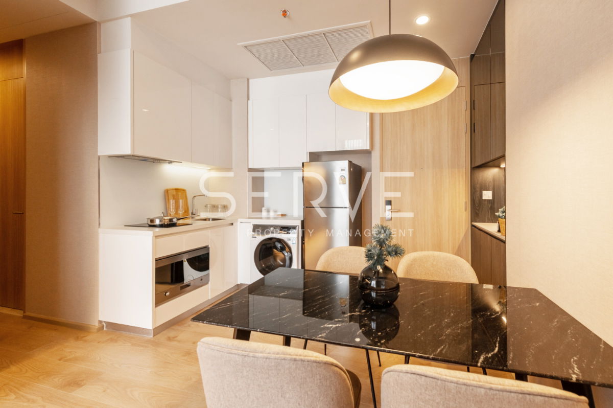 รูป 🔥42K🔥- 2 นอน แต่งสวยๆ สไตล์ Modern ชั้นสูง ทำเลดี คอนโดใกล้รถไฟฟ้า 2 สายทั้ง BTS อโศก & MRT สุขุมวิท 550 ม. ที่ Noble BE19 / ให้เช่าคอนโด - รูปที่ 9/10