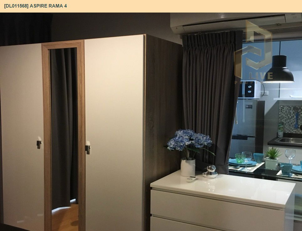 รูป DL011568 ให้เช่าคอนโด แอสปาย พระราม 4 (Aspire Rama 4) ใกล้ BTS เอกมัย พร้อมเข้าอยู่ โทรด่วน 0800343450 LineID @655ebbvc - รูปที่ 3/7