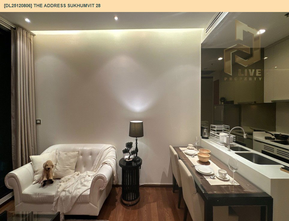 รูป DL25120806 ขายคอนโด ดิ แอดเดรส สุขุมวิท 28 (The Address Sukhumvit 28) ใกล้ BTS พร้อมพงษ์ พร้อมเข้าอยู่ โทรด่วน 0653619502 LineID @534wlwof - รูปที่ 11/11
