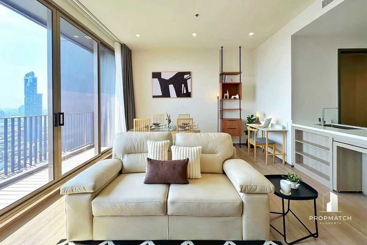 รูป PM034364✨Flash Deal ✨Rhythm Charoenkrung Pavillion ( 2Bed 3Bath 100SQM.) พร้อมอยู่ ! เพียง 90,000 บาทต่อเดือน Tel.0981315848 @propmatch - รูปที่ 2/11