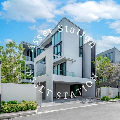 Houses for rent Bangkok-Chon Buri Motorway : 🏡 Luxurious house in VIVE Krungthep Kreetha project, spacious area, with private elevator, ready to move in ✨