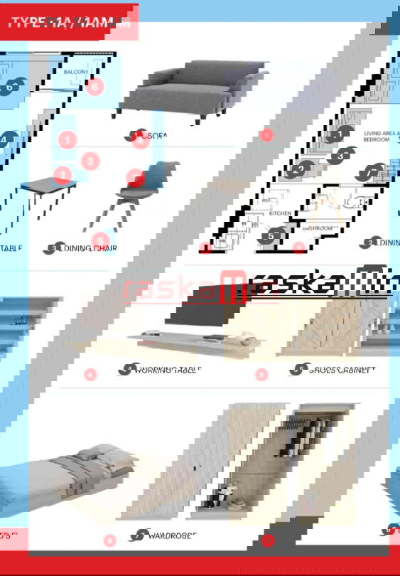 รูป KT0080📲LineID @556ryccg🗺️FQ🌴Studio 25 ตรม ชั้น7 ตึกA พร้อมเฟอร์นิเจอร์✨Vay Pothisan1 เวย์ โพธิสาร1 พัทยาเหนือ - รูปที่ 6/13