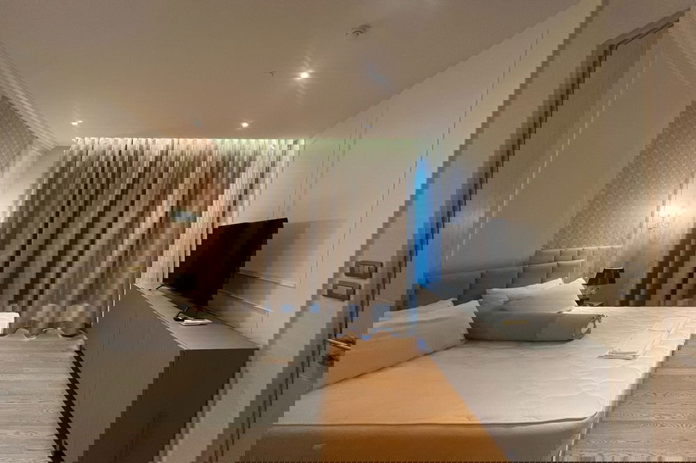 รูป เช่า ! วิวโค้งแม่น้ำเจ้าพระยาแบบพาโนราม่า,ชั้นสูง 30+ Code C20251200026...Magnolias Waterfront Residences Iconsiam, 1 นอน 1 น้ำ, แต่งครบ,พร้อมเข้าอยู่ - รูปที่ 4/9