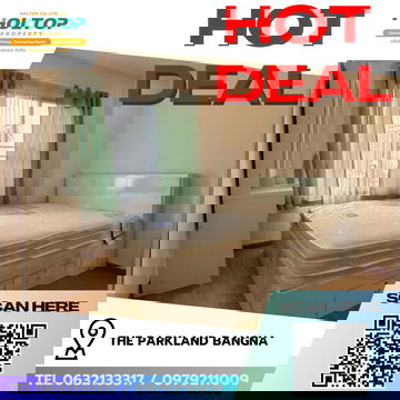 #R8432 🎉 241268 Condo for rent: The Parkland Bangna