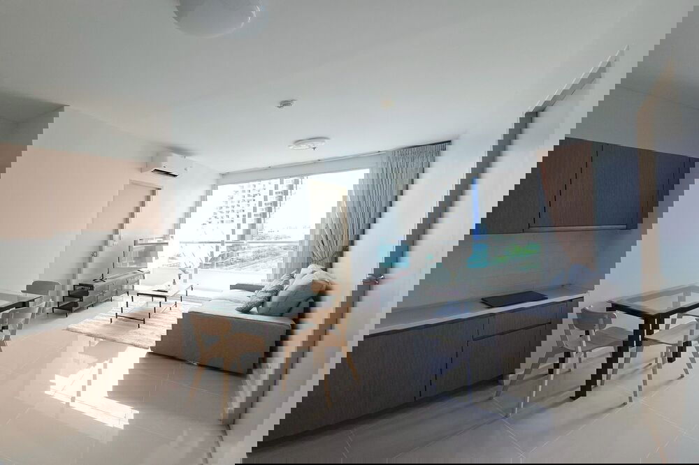 รูป สำหรับเช่า !! วิวสระ / วิวเมือง, ห้องเพิ่งรีโนเวทใหม่หมด, ทำเลดี!! 🔥 Code C20240302291...Ideo Mix Phaholyothin, 2 นอน, 2 น้ำ, แต่งครบ, พร้อมเข้าอยู่ - รูปที่ 2/9