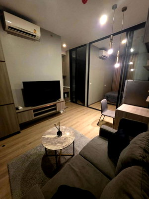 Condos for rent Watthana : Condo for rent, KnightsBridge Prime Onnut, 31.5 sq m, 1 bedroom, 1 bathroom, 30th floor, fully furnished.