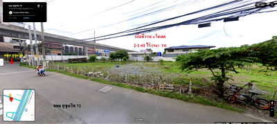 ขายที่ดิน : ขายที่ดิน 961 วา ติดถนนสุขุมวิท หัวมุม ซอย 72
