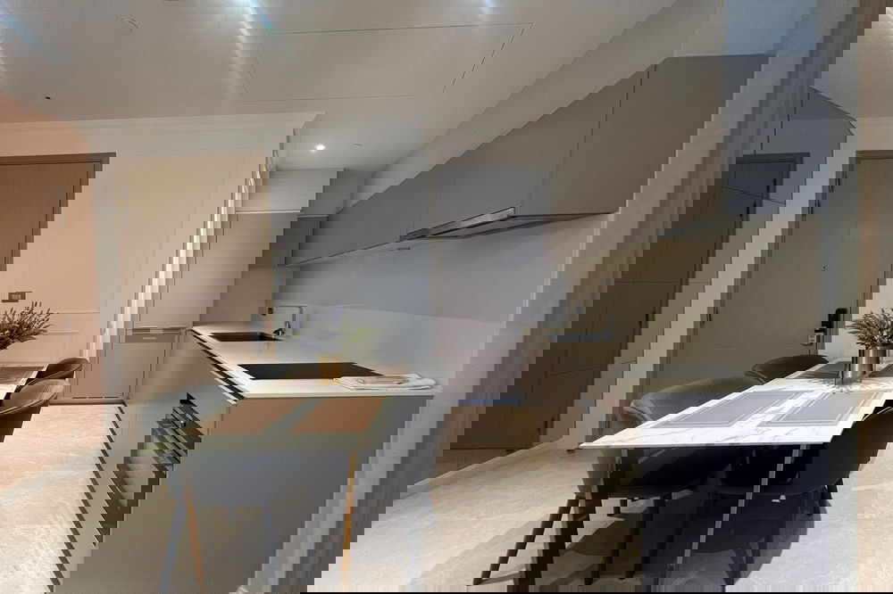 รูป เช่า ! วิวโค้งแม่น้ำเจ้าพระยาแบบพาโนราม่า,ชั้นสูง 30+ Code C20251200026...Magnolias Waterfront Residences Iconsiam, 1 นอน 1 น้ำ, แต่งครบ,พร้อมเข้าอยู่ - รูปที่ 5/9