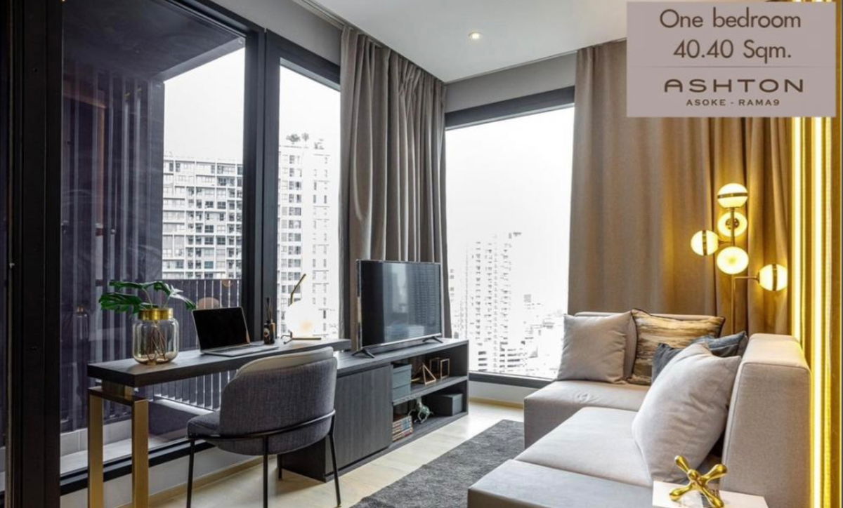 รูป เช่า แอชตัน อโศก - พระราม 9 สวย หรูหรา ทำเลดี พร้อมอยู่ ใกล้ MRT พระราม 9 สนใจแอตไลน์ครับ@841qqlnr - รูปที่ 4/5