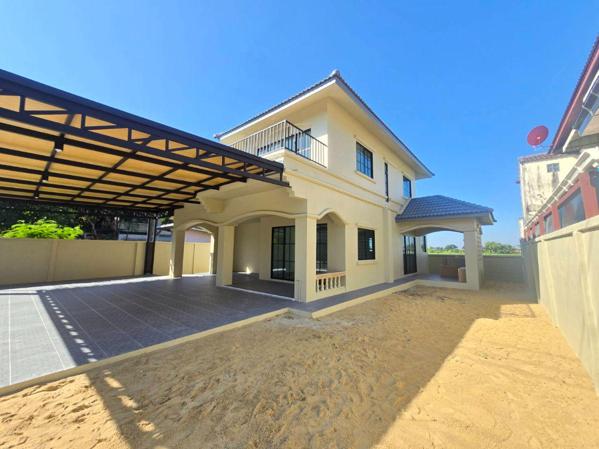 รูป ้บ้านเดี่ยวนิมิตใหม่40 โฮม5 หมู่บ้านเคซี.การ์เด้นโฮม บ้านรีโนเวทใหม่ทั้งหลัง แถมฟรีเฟอร์นิเจอร์ พื้นที่กว้างมากทำเลดี - รูปที่ 10/44