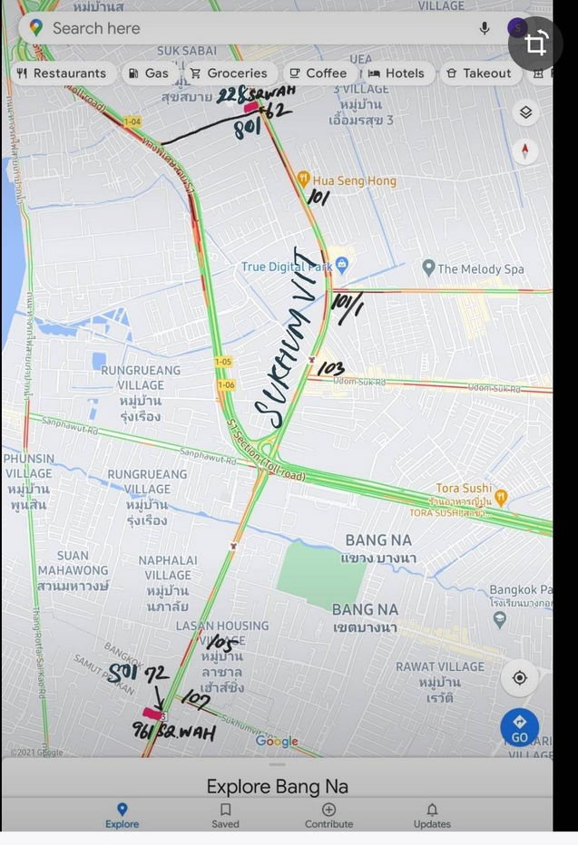 รูป ขายที่ดิน 961 วา ติดถนนสุขุมวิท หัวมุม ซอย 72 - รูปที่ 5/5