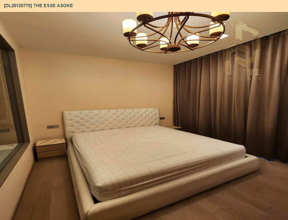 รูป DL25120770 ให้เช่าคอนโด ดิ เอส อโศก (The ESSE Asoke) ใกล้ BTS อโศก พร้อมเข้าอยู่ โทรด่วน 0800343450 LineID @655ebbvc - รูปที่ 4/10