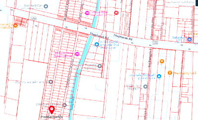 ที่ดิน ม.หัวเฉียวเฉลิมพระเกียรติ : ขายที่ดิน บางพลีใหญ่ ถนนเทพารักษ์ ซอยกู้พาราฝั่งใต้