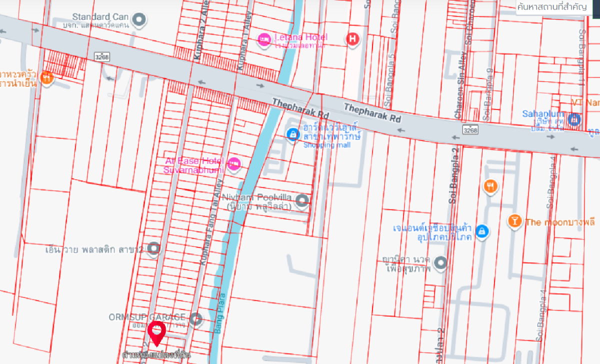 รูป ขายที่ดิน บางพลีใหญ่ ถนนเทพารักษ์ ซอยกู้พาราฝั่งใต้ - รูปที่ 1/5