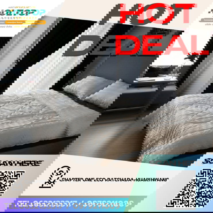 รูป #Z3851💥 241268 🔥ให้เช่าคอนโด Chapter One Eco Ratchada-HuaiKhwang  - รูปที่ 1/9