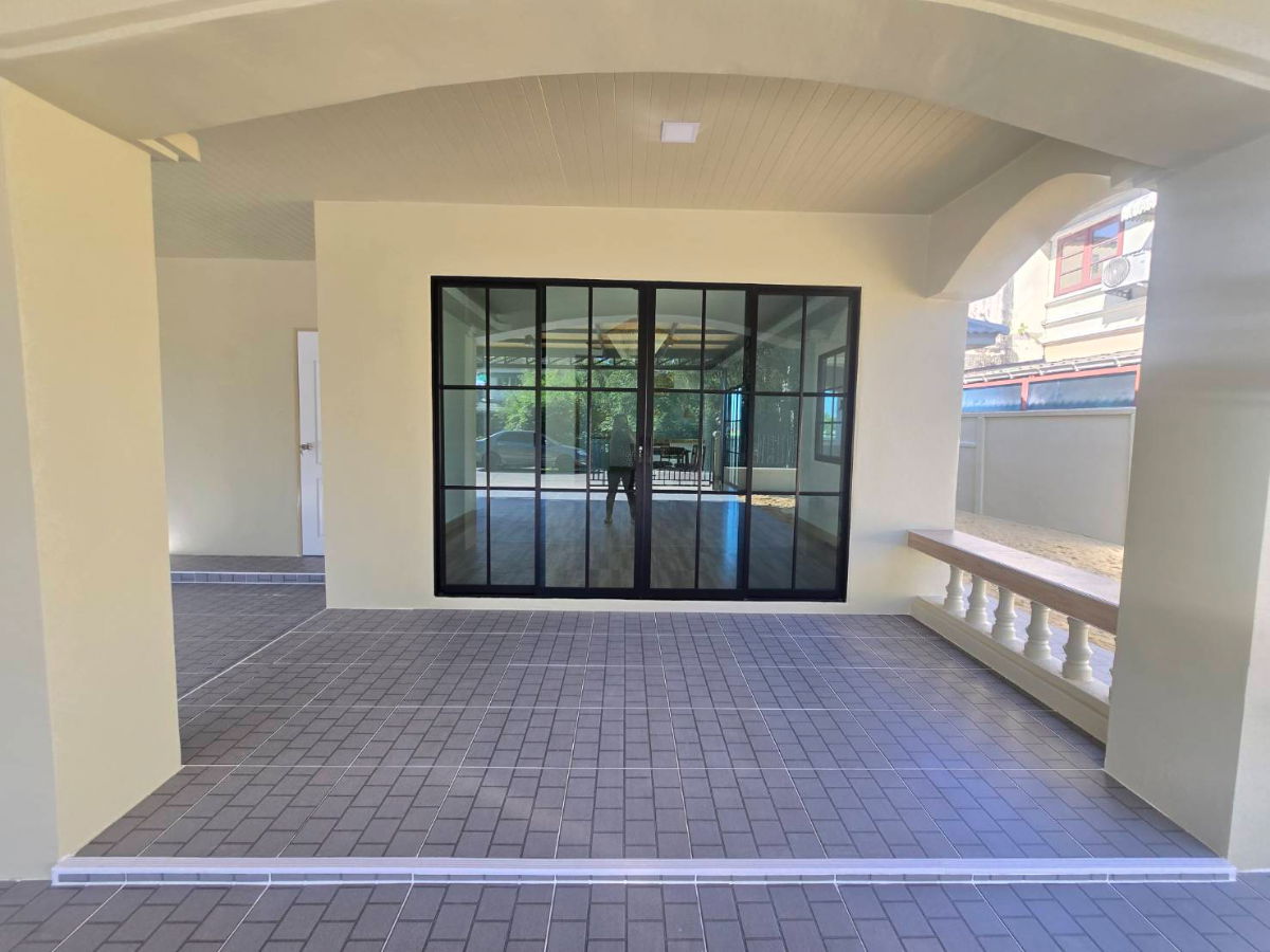 รูป ้บ้านเดี่ยวนิมิตใหม่40 โฮม5 หมู่บ้านเคซี.การ์เด้นโฮม บ้านรีโนเวทใหม่ทั้งหลัง แถมฟรีเฟอร์นิเจอร์ พื้นที่กว้างมากทำเลดี - รูปที่ 12/44