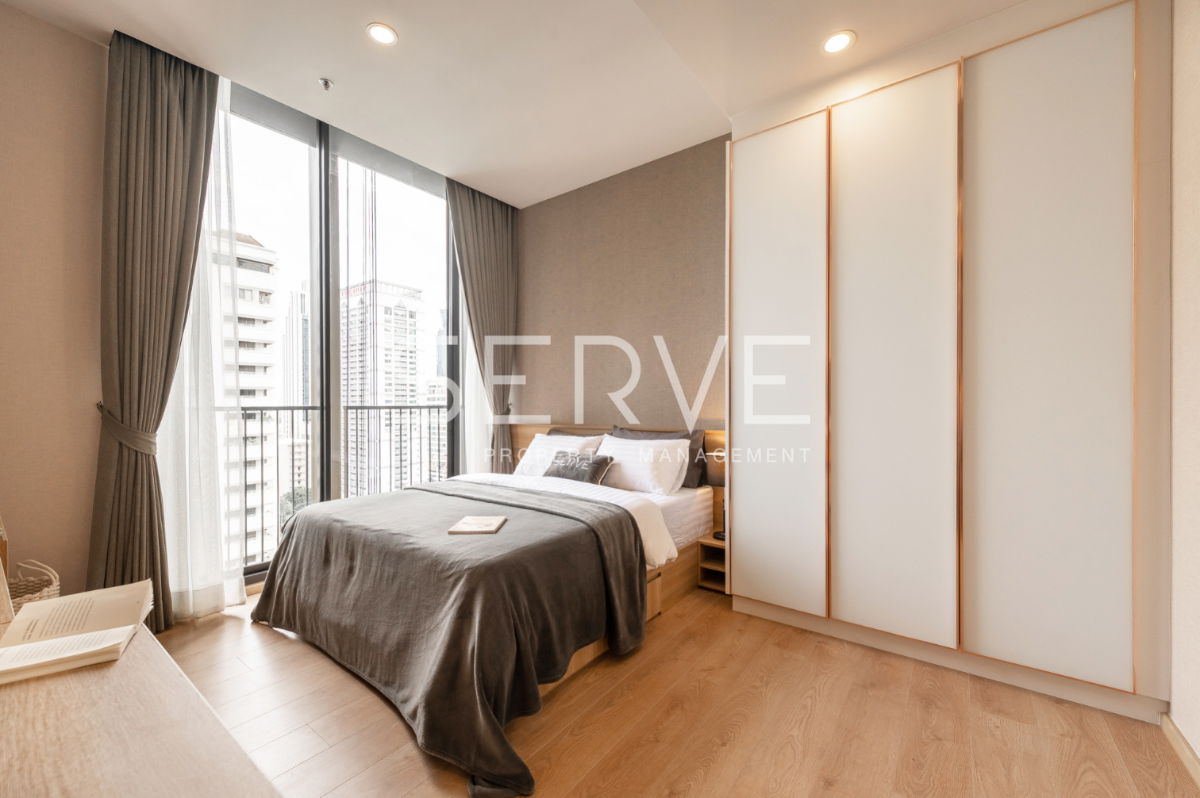 รูป 🔥42K🔥- 2 นอน แต่งสวยๆ สไตล์ Modern ชั้นสูง ทำเลดี คอนโดใกล้รถไฟฟ้า 2 สายทั้ง BTS อโศก & MRT สุขุมวิท 550 ม. ที่ Noble BE19 / ให้เช่าคอนโด - รูปที่ 7/10