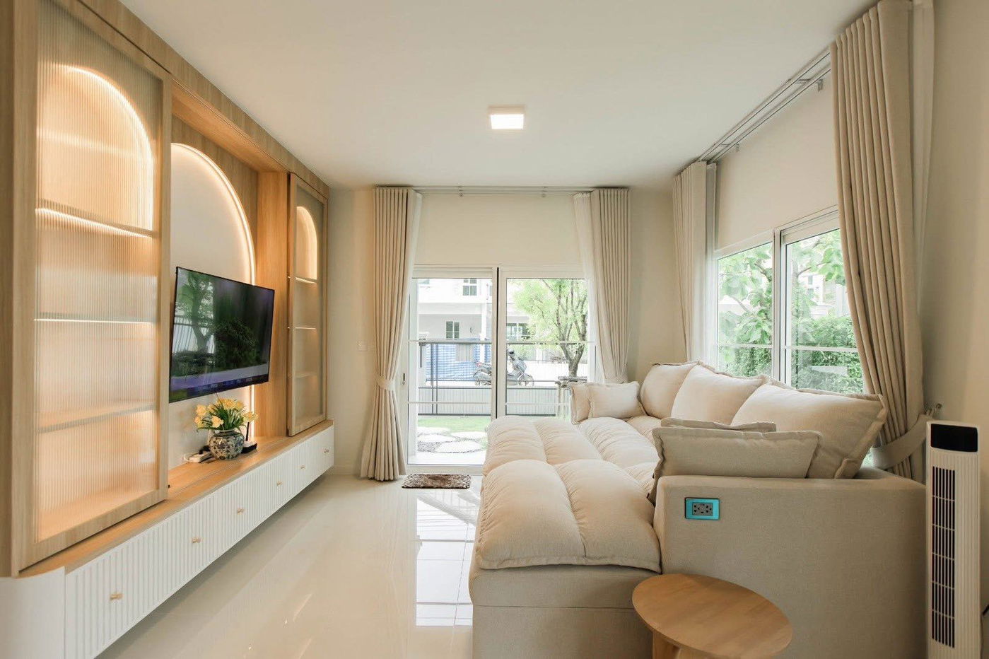 รูป LTH13838 – House for Rent | Villaggio 3 | 208.4 sqm | 3 Beds 3 Baths | Near Mega Bangna | 75K/Month | บ้านให้เช่า วิลลาจจิโอ 3 - รูปที่ 1/9