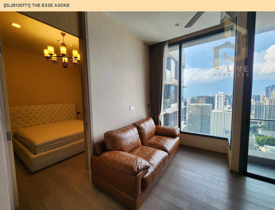 รูป DL25120771 ขายคอนโด ดิ เอส อโศก (The ESSE Asoke) ใกล้ BTS อโศก พร้อมเข้าอยู่ โทรด่วน 0656133286 LineID @897iyzll - รูปที่ 2/10