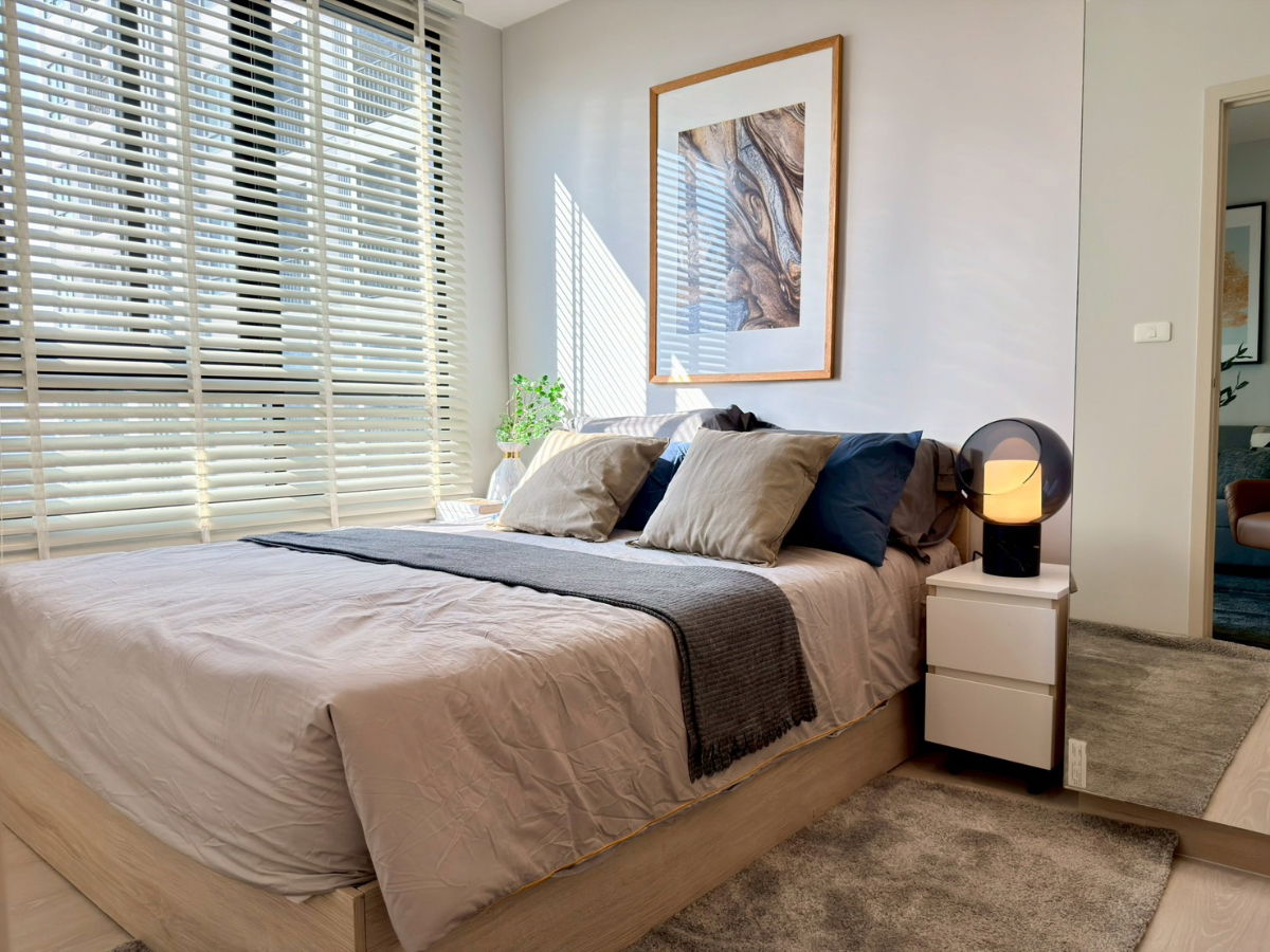 รูป ให้เช่า 🔥 Nue Noble Srinakarin - Lasalle 🔥 ใกล้ MRT ศรีลาซาล เฟอร์นิเจอร์ และ เครื่องใช้ไฟฟ้าครบ  - รูปที่ 2/11