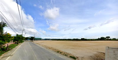 ที่ดิน นิคมบางพลี : ขาย !! ที่ดิน 15 ไร่ บางเสาธง ผังเมืองสีม่วง บางนา-ตราด ก.ม.23