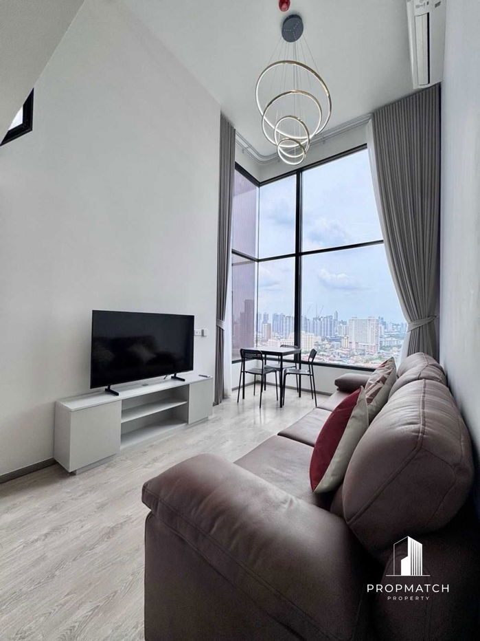 รูป  PM035865✨Flash Deal ✨SOHO Bangkok Ratchada (Duplex 1Bed 1Bath 48SQM.) พร้อมอยู่ ! เพียง 38,000 บาทต่อเดือน Tel.0981315848 @propmatch - รูปที่ 2/17