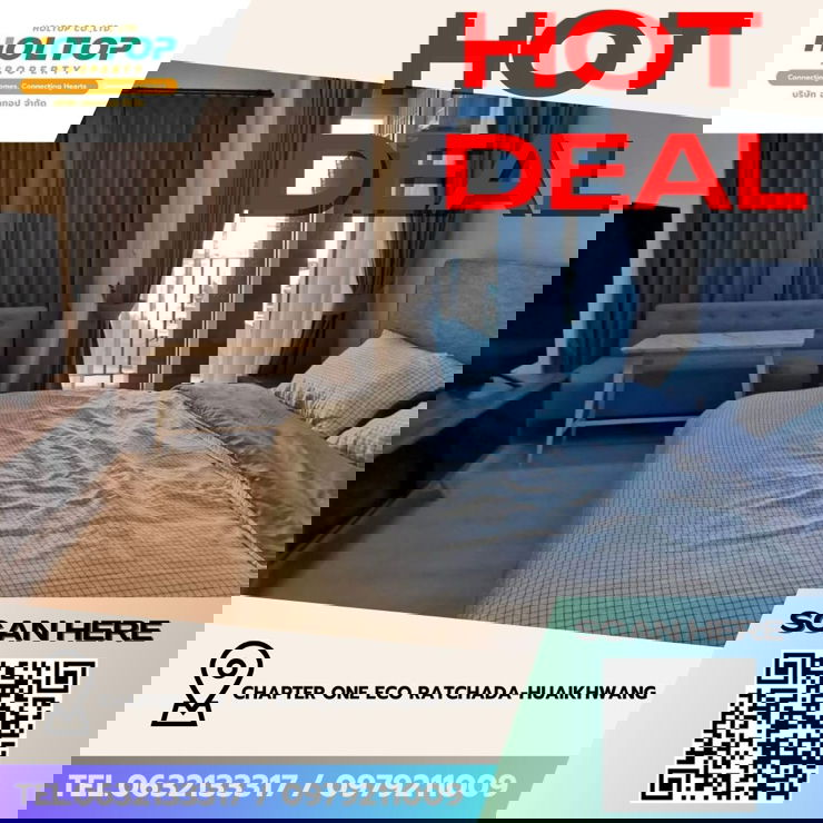 รูป #Z3843💥 241268 🔥ให้เช่าคอนโด Chapter One Eco Ratchada-HuaiKhwang  - รูปที่ 1/5