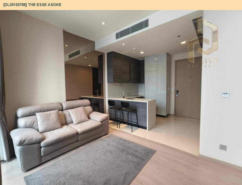 รูป DL25120788 ให้เช่าคอนโด ดิ เอส อโศก (The ESSE Asoke) ใกล้ BTS อโศก พร้อมเข้าอยู่ โทรด่วน 0638692663 LineID @257sxzzu - รูปที่ 2/13