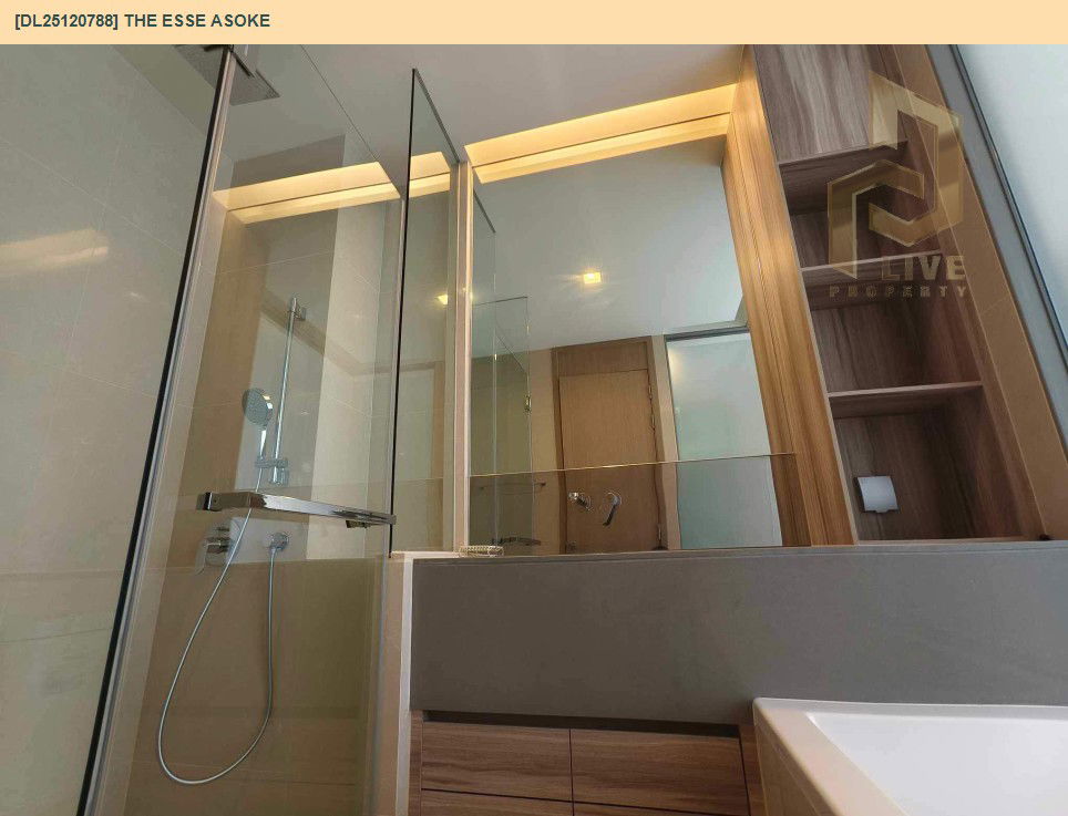 รูป DL25120788 ให้เช่าคอนโด ดิ เอส อโศก (The ESSE Asoke) ใกล้ BTS อโศก พร้อมเข้าอยู่ โทรด่วน 0638692663 LineID @257sxzzu - รูปที่ 10/13
