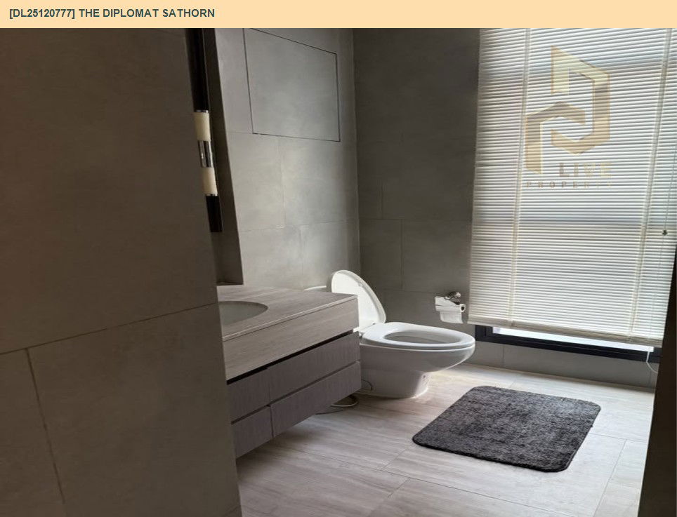 รูป DL25120777 ให้เช่าคอนโด เดอะ ดิโพลแมท สาทร (The Diplomat Sathorn) ใกล้ BTS สุรศักดิ์ พร้อมเข้าอยู่ โทรด่วน 0653619502 LineID @534wlwof - รูปที่ 7/12