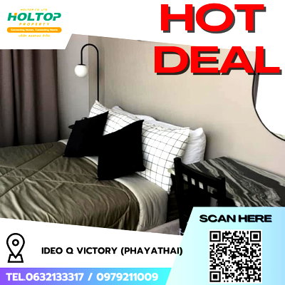 Condos for rent : #R8417 🎉 241268 Condo for Rent: Ideo Q Victory (Phayathai)