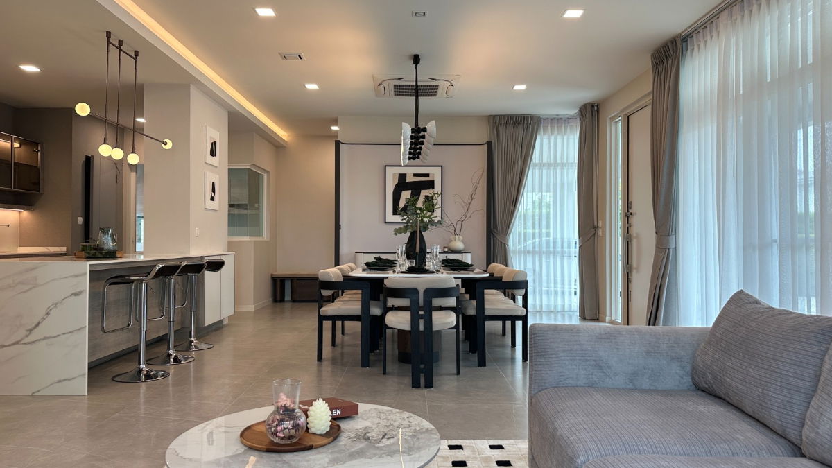 รูป บ้านเดี่ยวให้เช่า เพิ่งตกแต่งเสร็จ โครงการ มัณฑนา บางนา-วงแหวน - รูปที่ 1/36