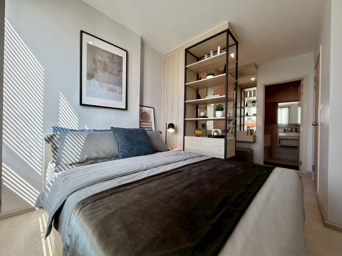 รูป ให้เช่า 📍 Nue Noble Srinakarin - Lasalle 📍 เฟอร์นิเจอร์ และ เครื่องใช้ไฟฟ้าครบ ใกล้ MRT ศรีลาซาล - รูปที่ 2/11