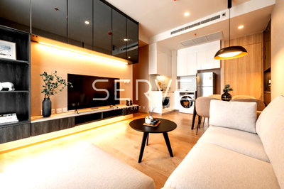 คอนโดให้เช่า : 🔥42K🔥- 2 นอน แต่งสวยๆ สไตล์ Modern ชั้นสูง ทำเลดี คอนโดใกล้รถไฟฟ้า 2 สายทั้ง BTS อโศก & MRT สุขุมวิท 550 ม. ที่ Noble BE19 / ให้เช่าคอนโด