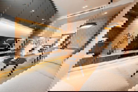 🔥42K🔥-Modern Style 2 Beds High Fl. Good Location in Asoke Area BTS Asok & MRT Sukhumvit 500 m. at Noble BE19 Condo / For Rent