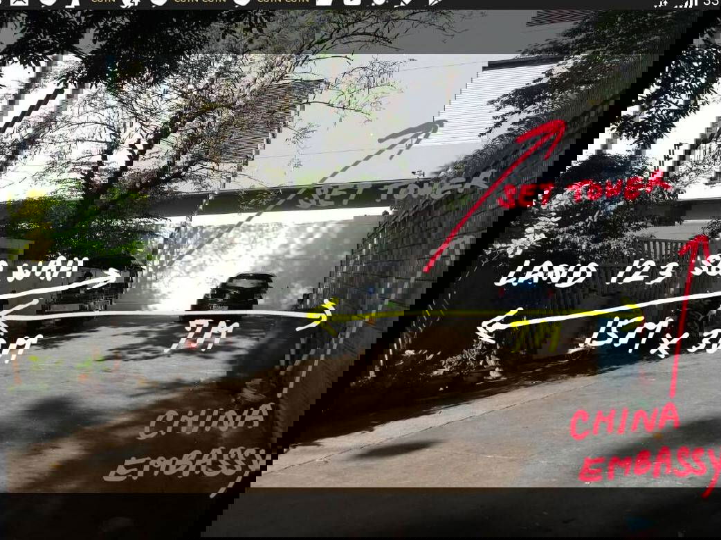 รูป ขายที่ดินเนื้อที่ 123 ตรว. ที่ดินรัชดาภิเษกห้วยขวาง หลังสถานทูตจีนและตึกตลาดหลักทรัพย์  - รูปที่ 3/8