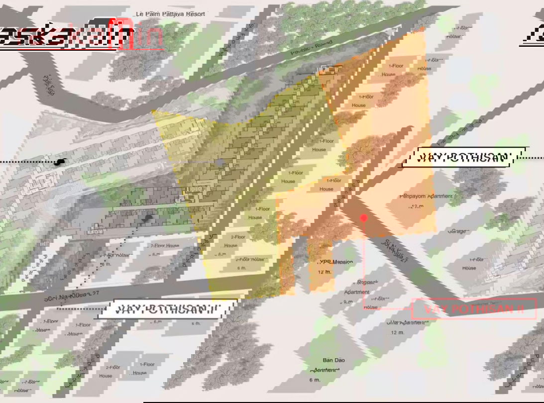 รูป KT0080📲LineID @556ryccg🗺️FQ🌴Studio 25 ตรม ชั้น7 ตึกA พร้อมเฟอร์นิเจอร์✨Vay Pothisan1 เวย์ โพธิสาร1 พัทยาเหนือ - รูปที่ 13/13