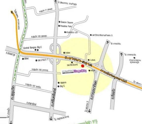 รูป ให้เช่าคอนโด ลุมพินี เมกะซิตี้ บางนา 26ตรม. - รูปที่ 18/18